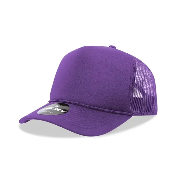 Decky 5 Panel Mid Profile Structured Foam Trucker