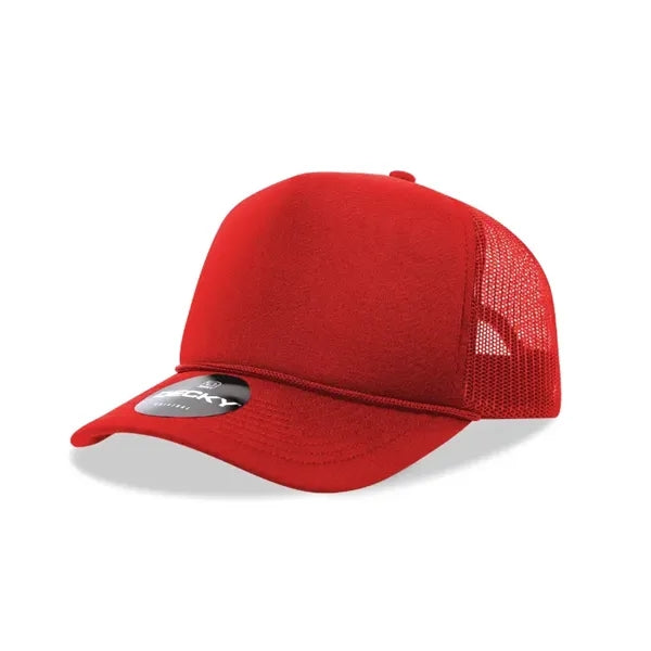 Decky 5 Panel Mid Profile Structured Foam Trucker