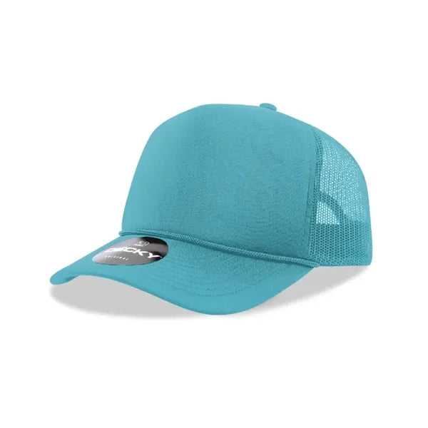 Decky 5 Panel Mid Profile Structured Foam Trucker