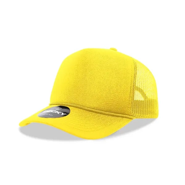 Decky 5 Panel Mid Profile Structured Foam Trucker