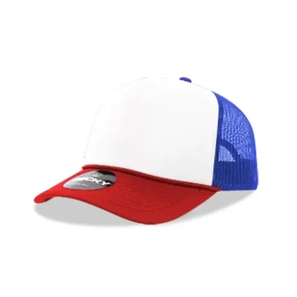 Decky 5 Panel Mid Profile Structured Foam Trucker