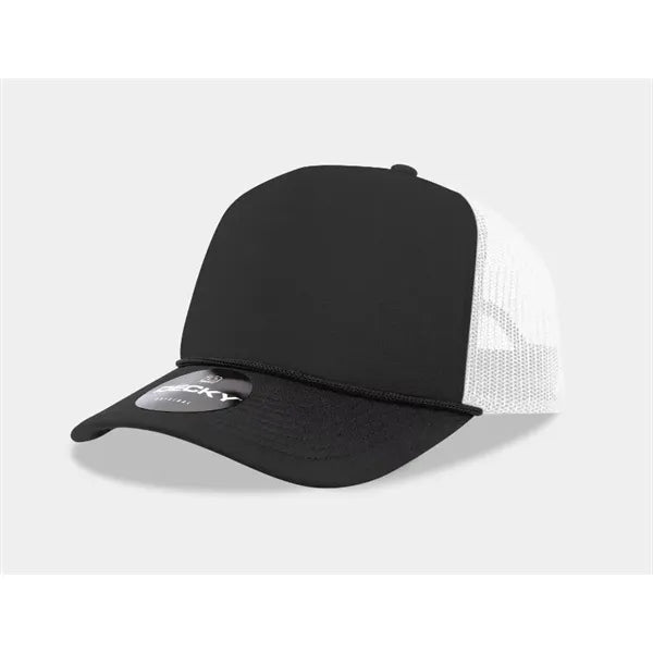 Decky 5 Panel Mid Profile Structured Foam Trucker