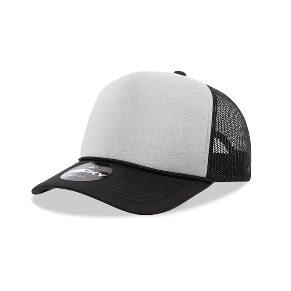 Decky 5 Panel Mid Profile Structured Foam Trucker