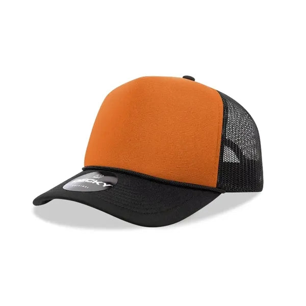 Decky 5 Panel Mid Profile Structured Foam Trucker