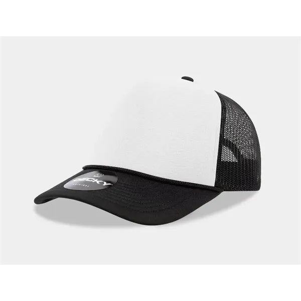 Decky 5 Panel Mid Profile Structured Foam Trucker