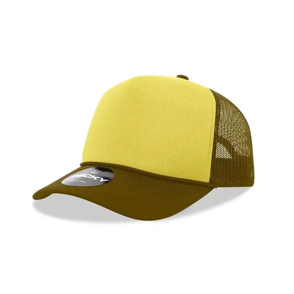 Decky 5 Panel Mid Profile Structured Foam Trucker