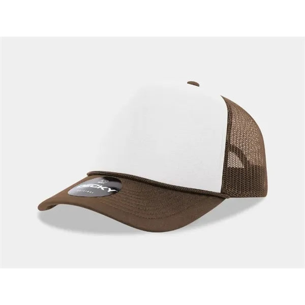 Decky 5 Panel Mid Profile Structured Foam Trucker