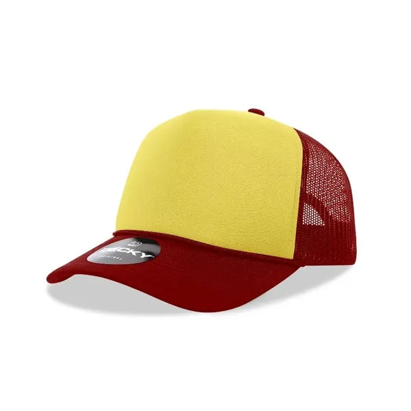 Decky 5 Panel Mid Profile Structured Foam Trucker