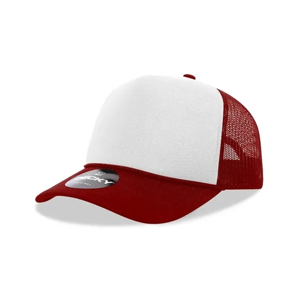 Decky 5 Panel Mid Profile Structured Foam Trucker