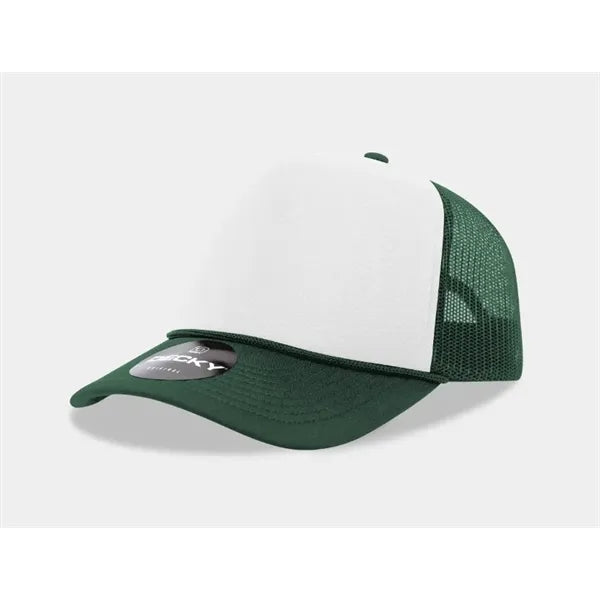Decky 5 Panel Mid Profile Structured Foam Trucker
