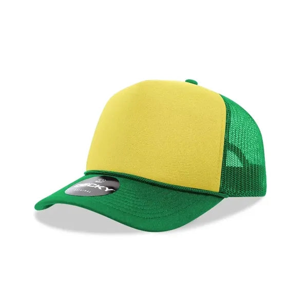 Decky 5 Panel Mid Profile Structured Foam Trucker