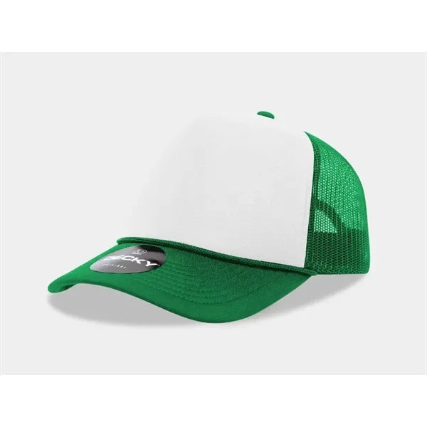 Decky 5 Panel Mid Profile Structured Foam Trucker