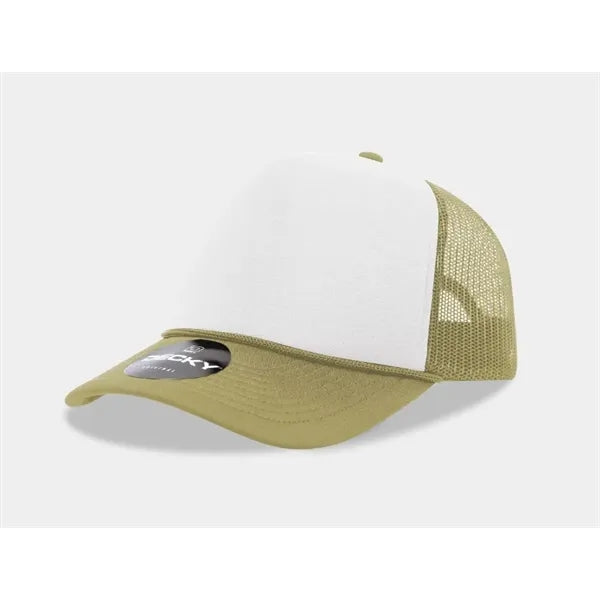 Decky 5 Panel Mid Profile Structured Foam Trucker