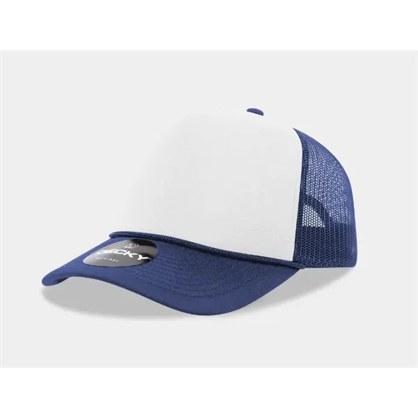 Decky 5 Panel Mid Profile Structured Foam Trucker
