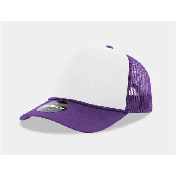Decky 5 Panel Mid Profile Structured Foam Trucker