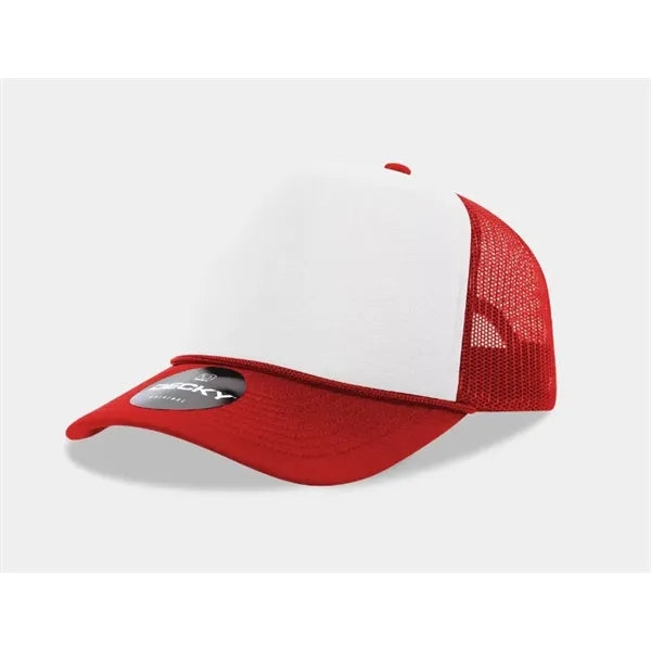 Decky 5 Panel Mid Profile Structured Foam Trucker