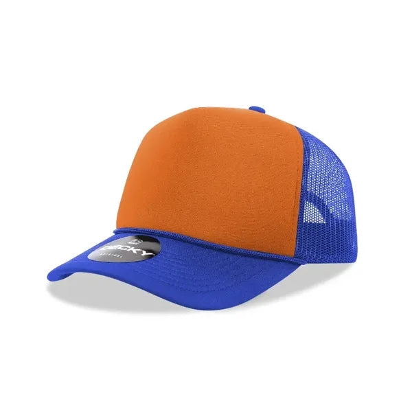 Decky 5 Panel Mid Profile Structured Foam Trucker