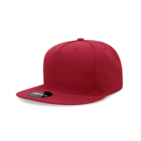 Decky 5 Panel High Profile Structured Polyester Snapback