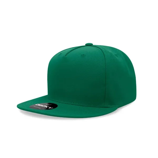 Decky 5 Panel High Profile Structured Polyester Snapback
