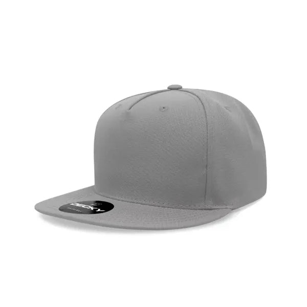 Decky 5 Panel High Profile Structured Polyester Snapback