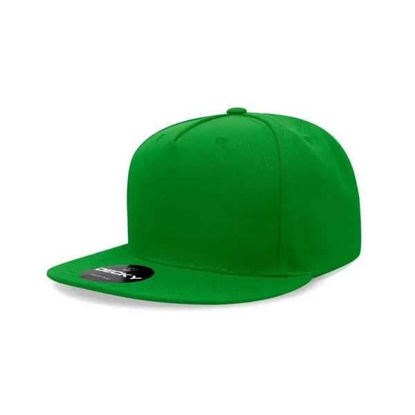 Decky 5 Panel High Profile Structured Polyester Snapback