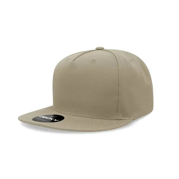 Decky 5 Panel High Profile Structured Polyester Snapback