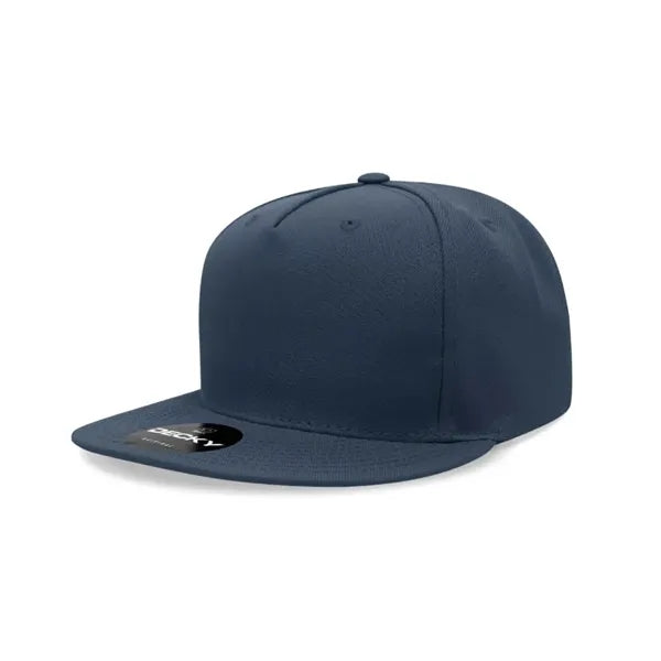 Decky 5 Panel High Profile Structured Polyester Snapback