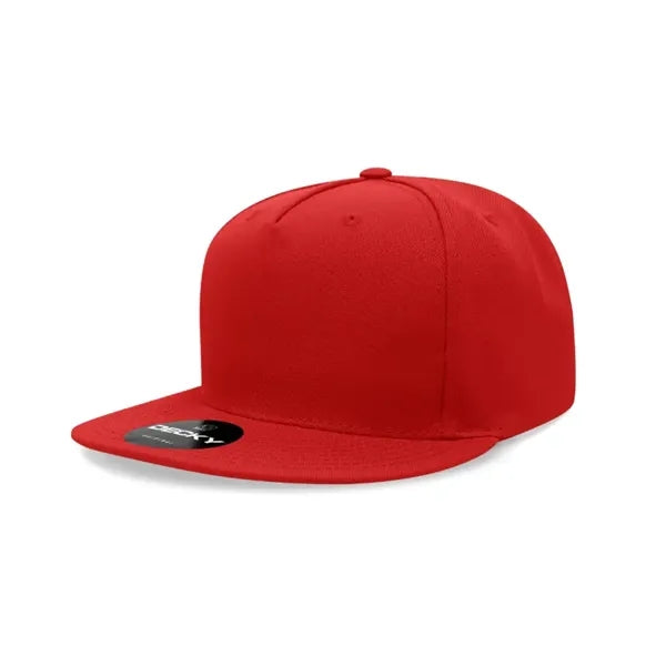 Decky 5 Panel High Profile Structured Polyester Snapback