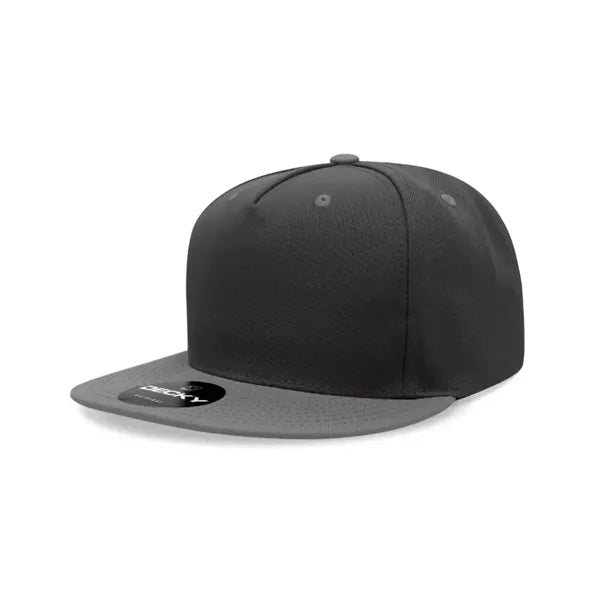 Decky 5 Panel High Profile Structured Polyester Snapback