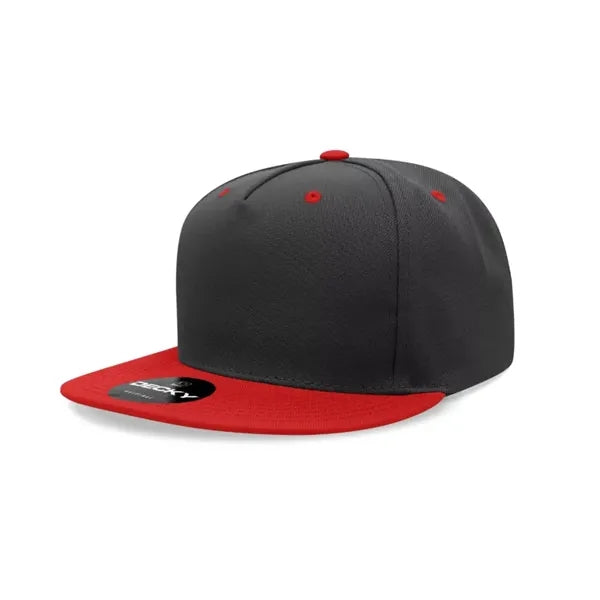 Decky 5 Panel High Profile Structured Polyester Snapback