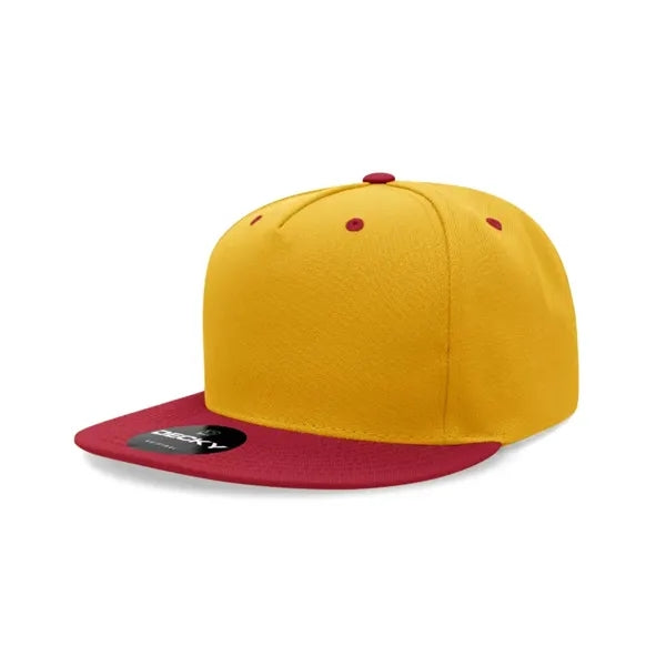 Decky 5 Panel High Profile Structured Polyester Snapback