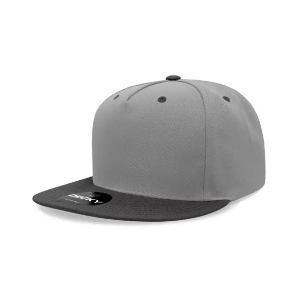 Decky 5 Panel High Profile Structured Polyester Snapback
