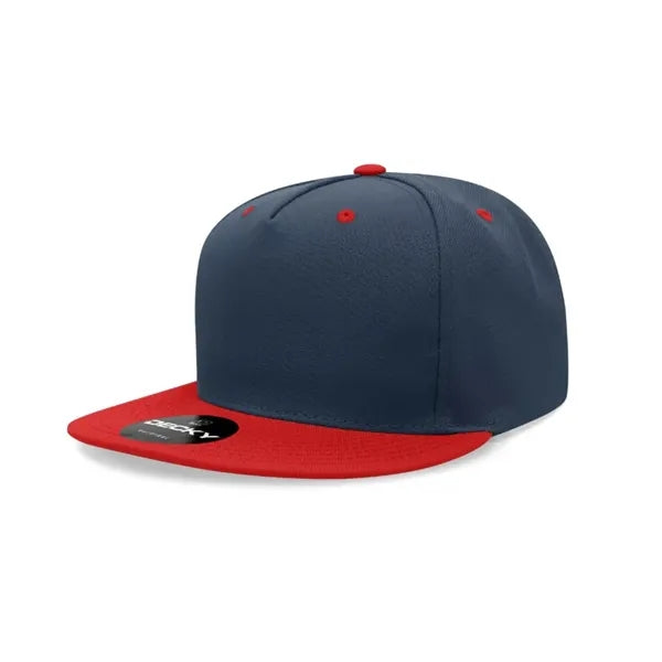 Decky 5 Panel High Profile Structured Polyester Snapback