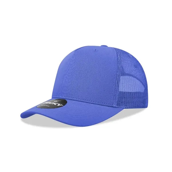 Decky 5 Panel Mid Profile Structured Cotton Blend Trucker