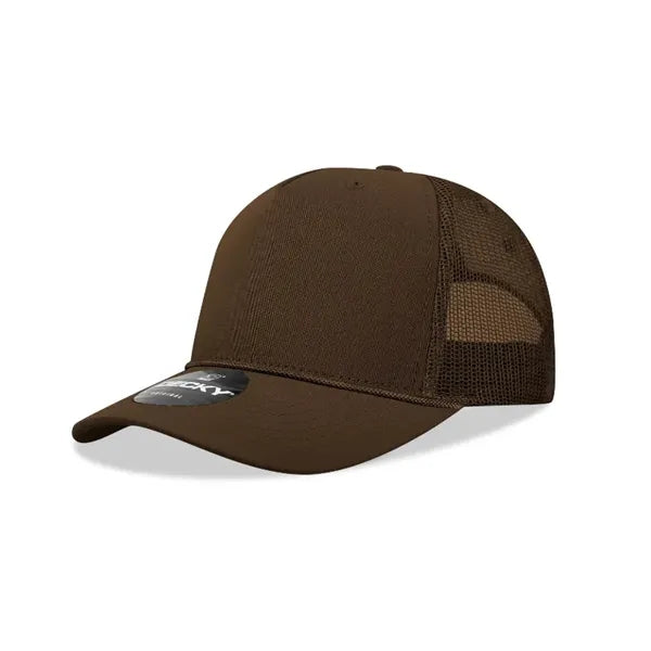 Decky 5 Panel Mid Profile Structured Cotton/Poly Trucker