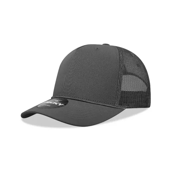 Decky 5 Panel Mid Profile Structured Cotton/Poly Trucker