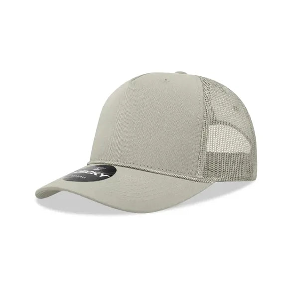 Decky 5 Panel Mid Profile Structured Cotton/Poly Trucker