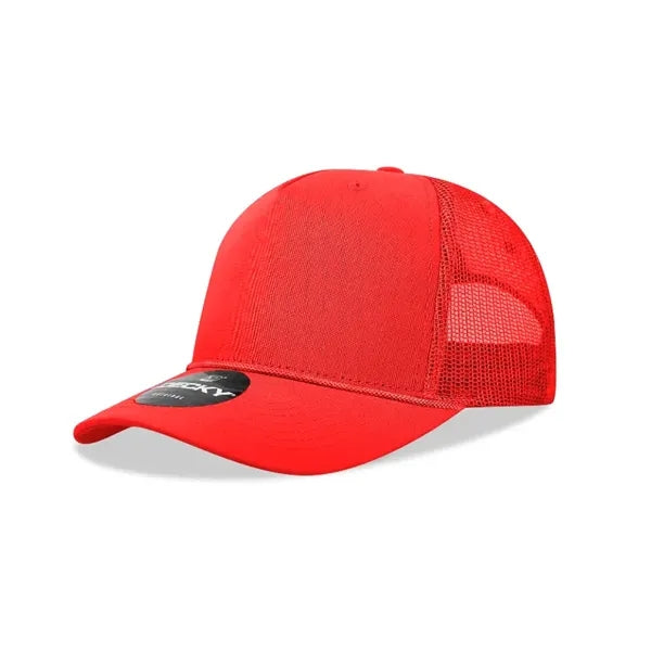 Decky 5 Panel Mid Profile Structured Cotton/Poly Trucker