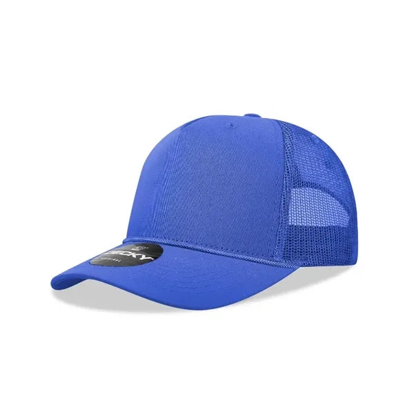 Decky 5 Panel Mid Profile Structured Cotton/Poly Trucker