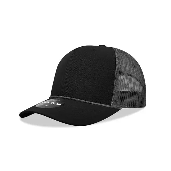 Decky 5 Panel Mid Profile Structured Cotton/Poly Trucker