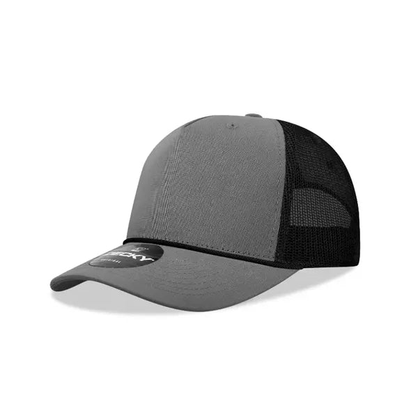 Decky 5 Panel Mid Profile Structured Cotton/Poly Trucker
