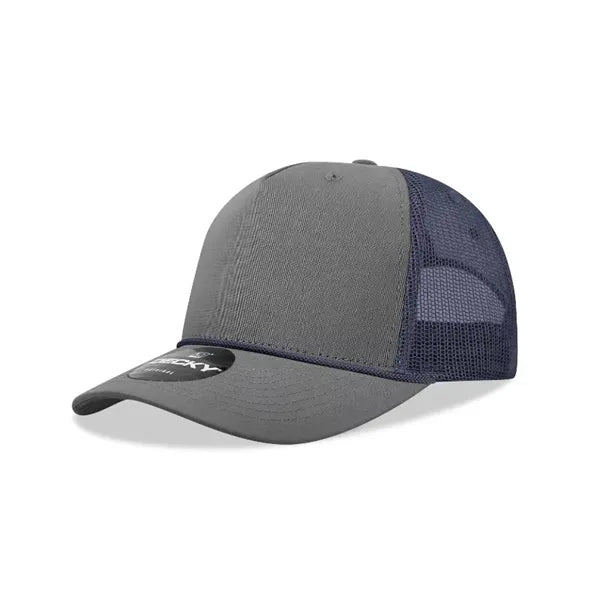Decky 5 Panel Mid Profile Structured Cotton/Poly Trucker