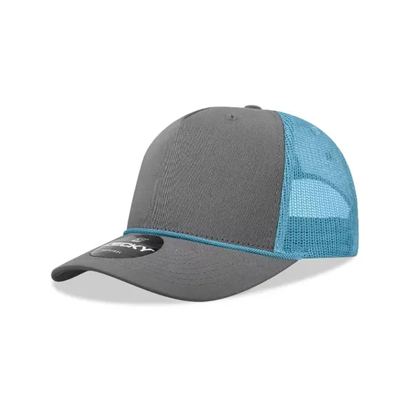 Decky 5 Panel Mid Profile Structured Cotton/Poly Trucker