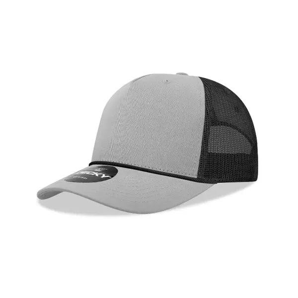 Decky 5 Panel Mid Profile Structured Cotton/Poly Trucker