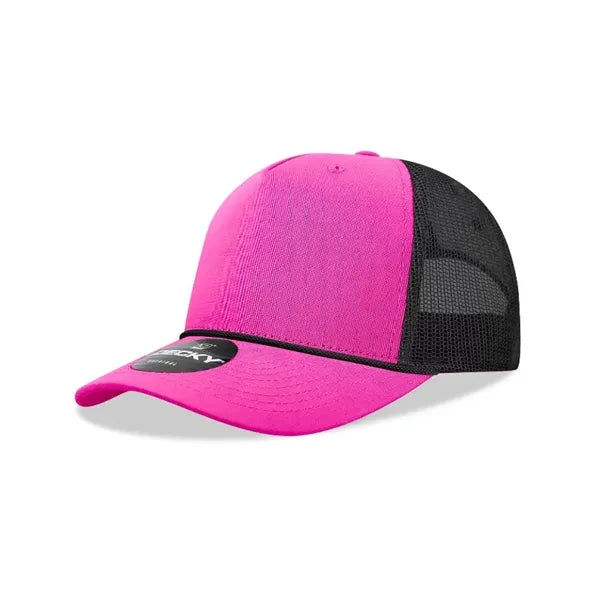 Decky 5 Panel Mid Profile Structured Cotton/Poly Trucker