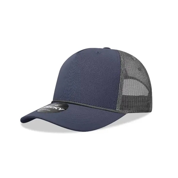 Decky 5 Panel Mid Profile Structured Cotton/Poly Trucker
