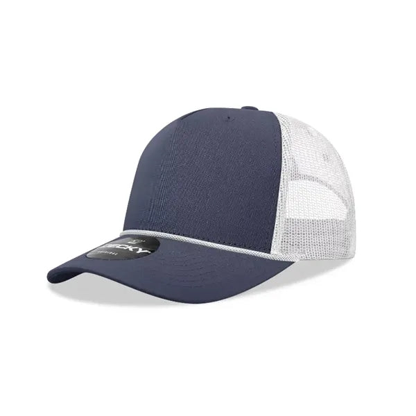 Decky 5 Panel Mid Profile Structured Cotton/Poly Trucker