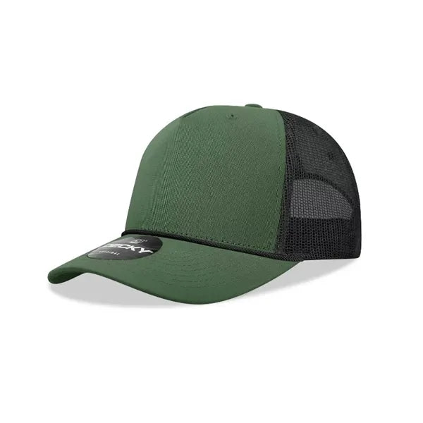 Decky 5 Panel Mid Profile Structured Cotton/Poly Trucker
