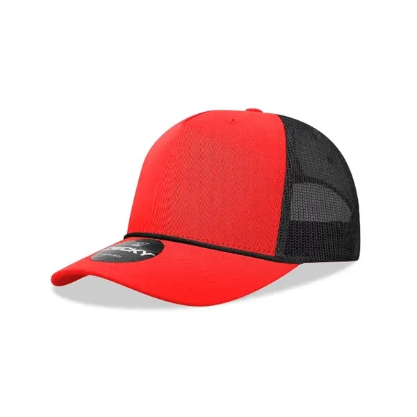 Decky 5 Panel Mid Profile Structured Cotton/Poly Trucker