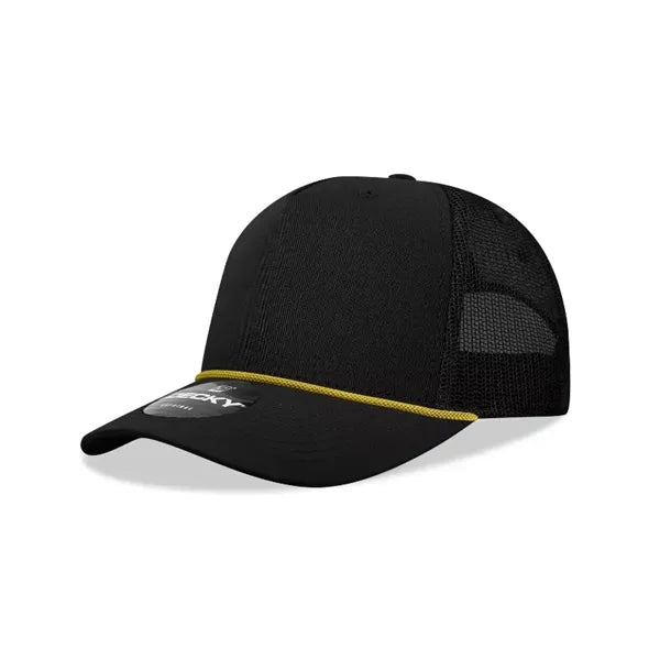 Decky 5 Panel Mid Profile Structured Cotton/Poly Trucker